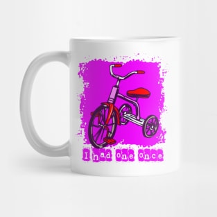 Child bike, girl tricycle, Mug